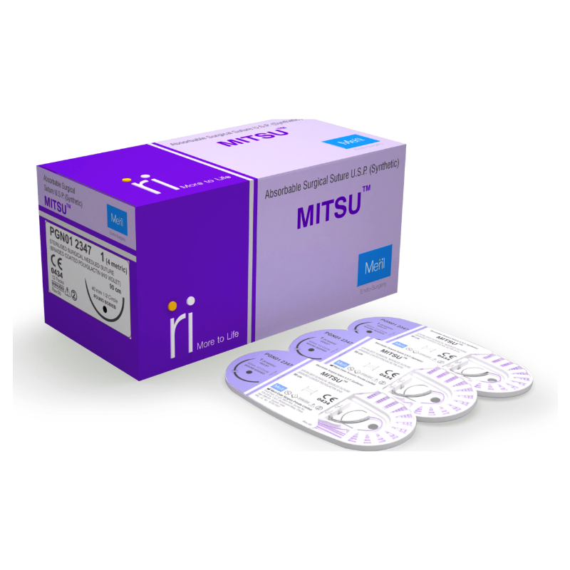 Полиглактин плетеный покрытый MITSU