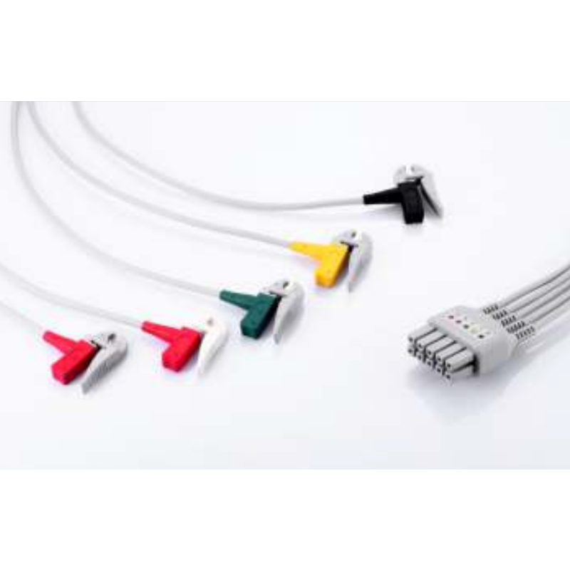 Набор для ЭКГ на 12 отведений, взр, Clip, IEC+Intco