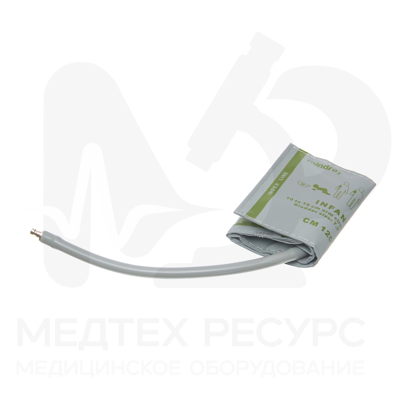 Манжета многоразовая, детская маленькая, с коннектором, модель CM1201 (10-19 см)