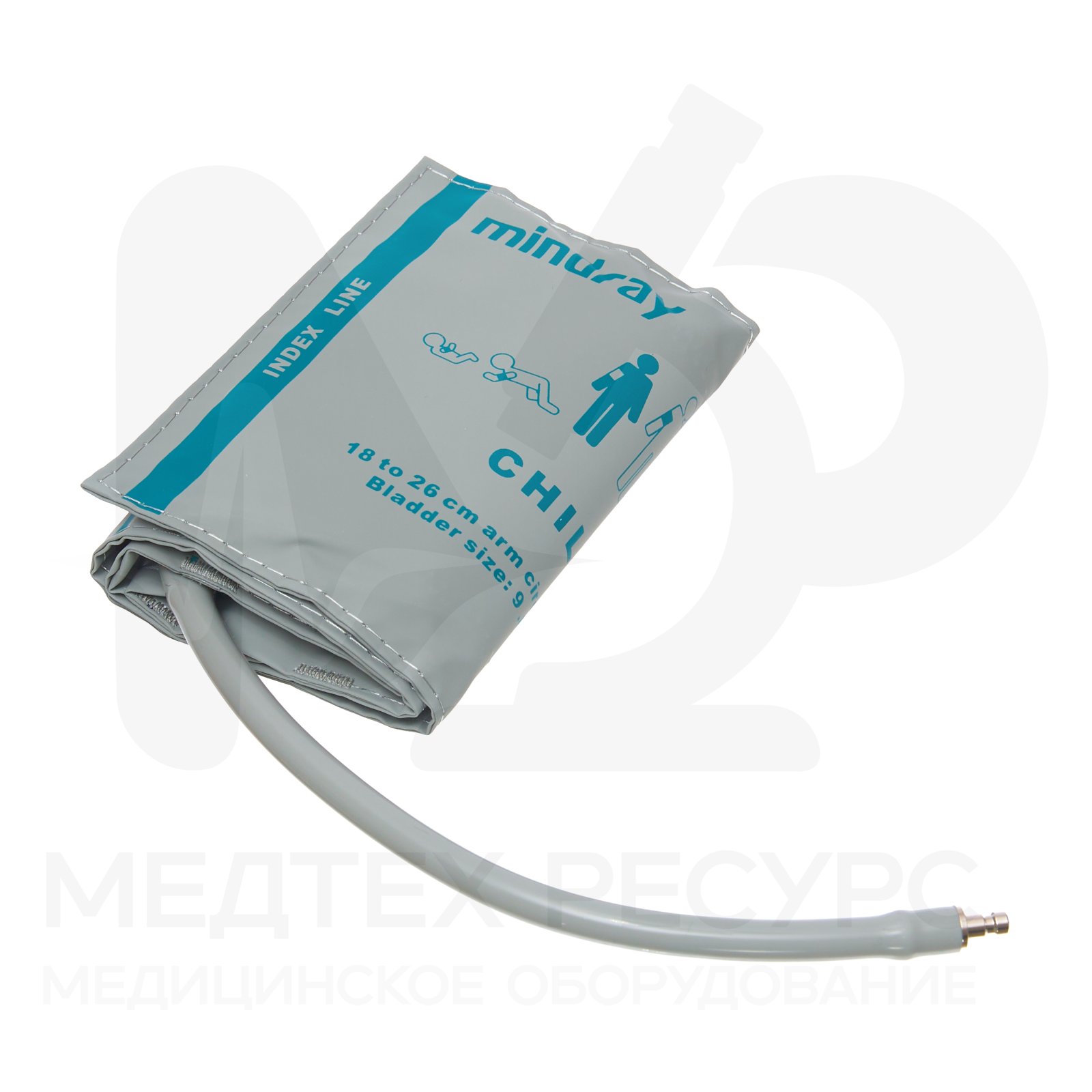 Манжета многоразовая, детская, с коннектором, модель CM1202 (18-26 см)