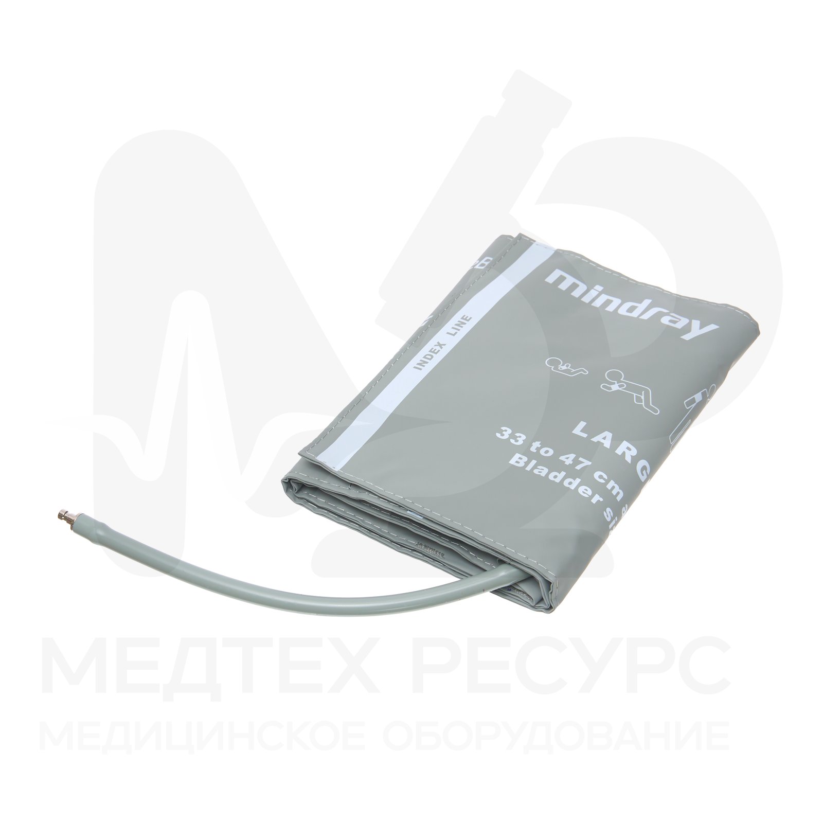 Манжета многоразовая, взрослая большая, с коннектором, модель CM1204 (33-47 см)