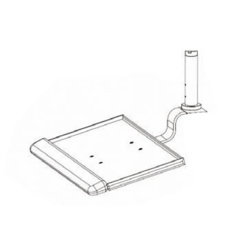 Крепление с полкой  GCX M series 6" колонна